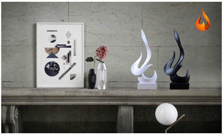 Abstract Flame Sculpture - Image 4