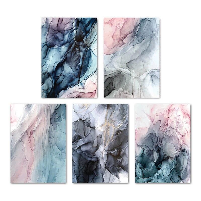 Abstract Ink Canvas Art - Image 11