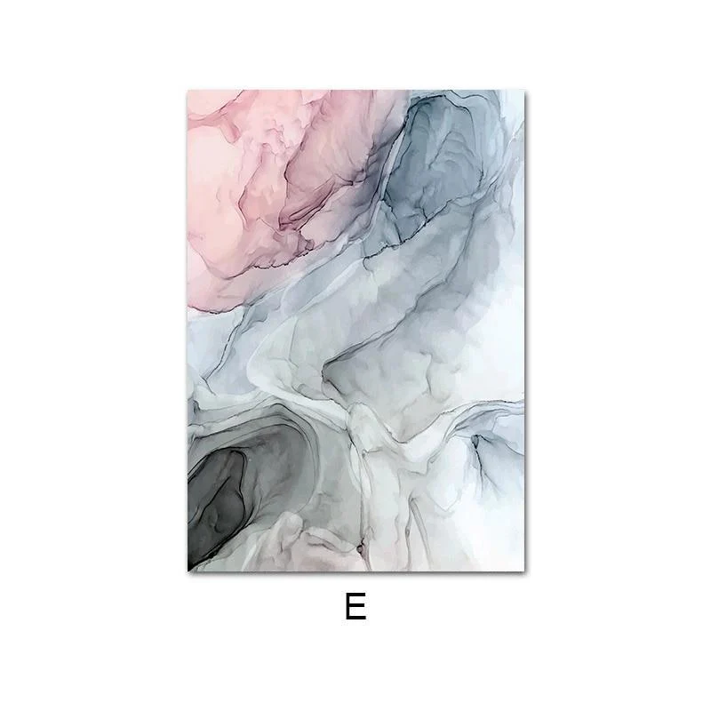 Abstract Ink Canvas Art - Image 7