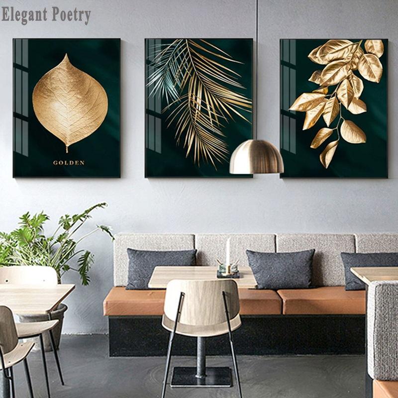 Golden Leaf Art Print - Image 10