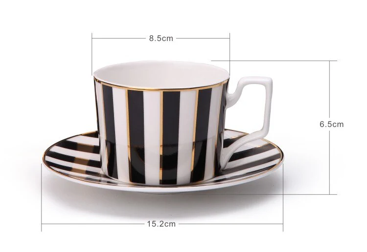 Luxe Ceramic Dinnerware Set with Gold Accents - Image 8