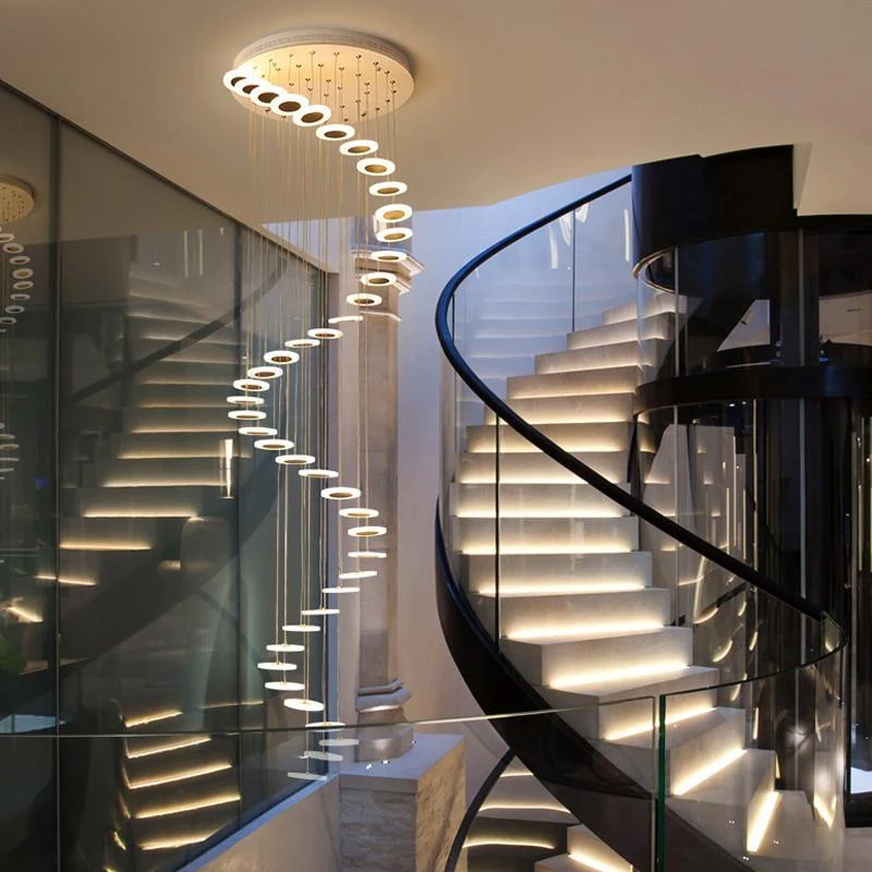 Minimalist Disc Chandelier - Image 5