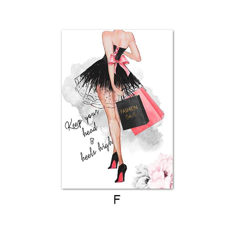 Modern Fashion Art Canvas - Image 10