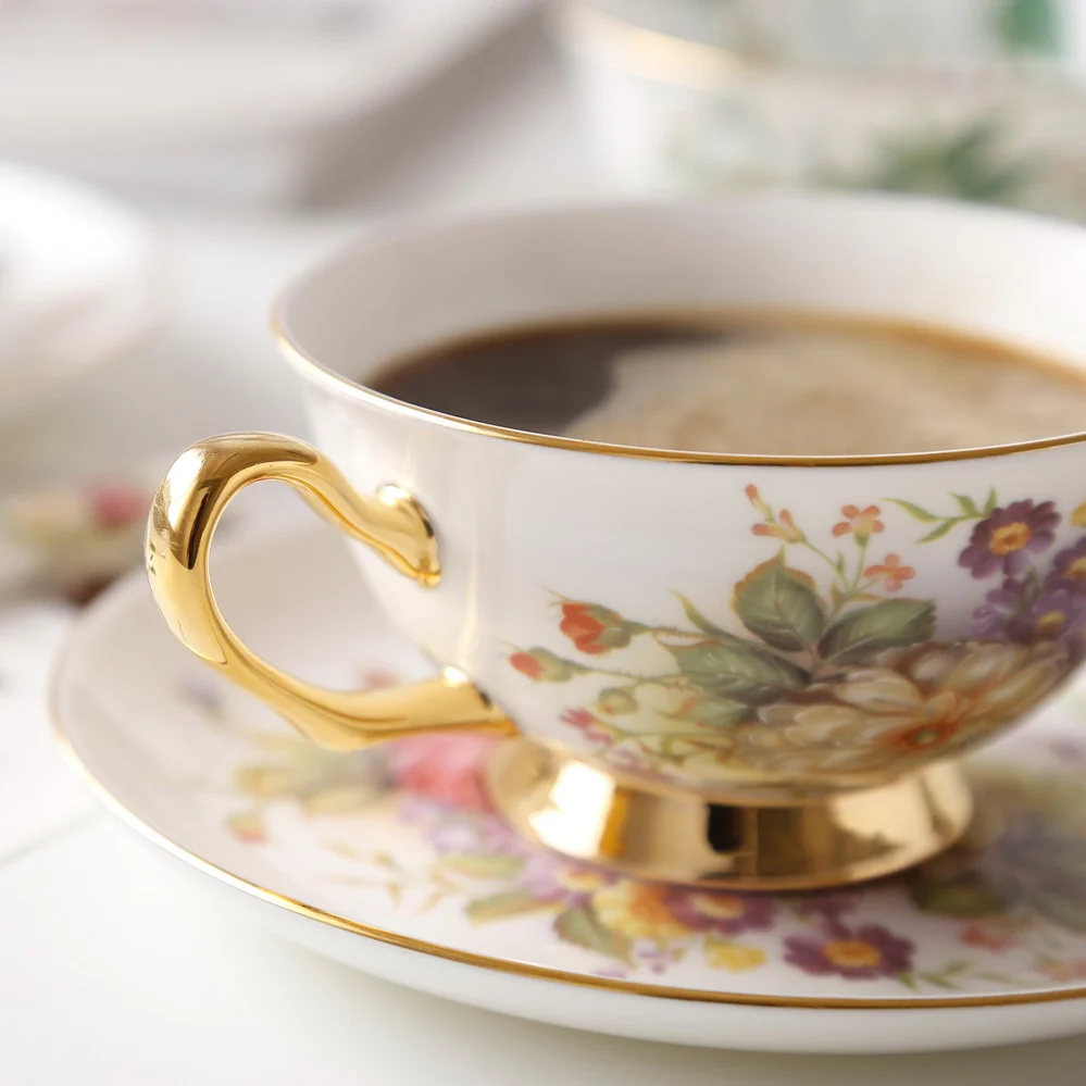 Pastoral Blooms Bone China Tea Set - Image 7