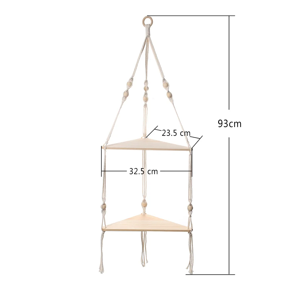 Triangle Tangle Macrame Shelves - Image 8