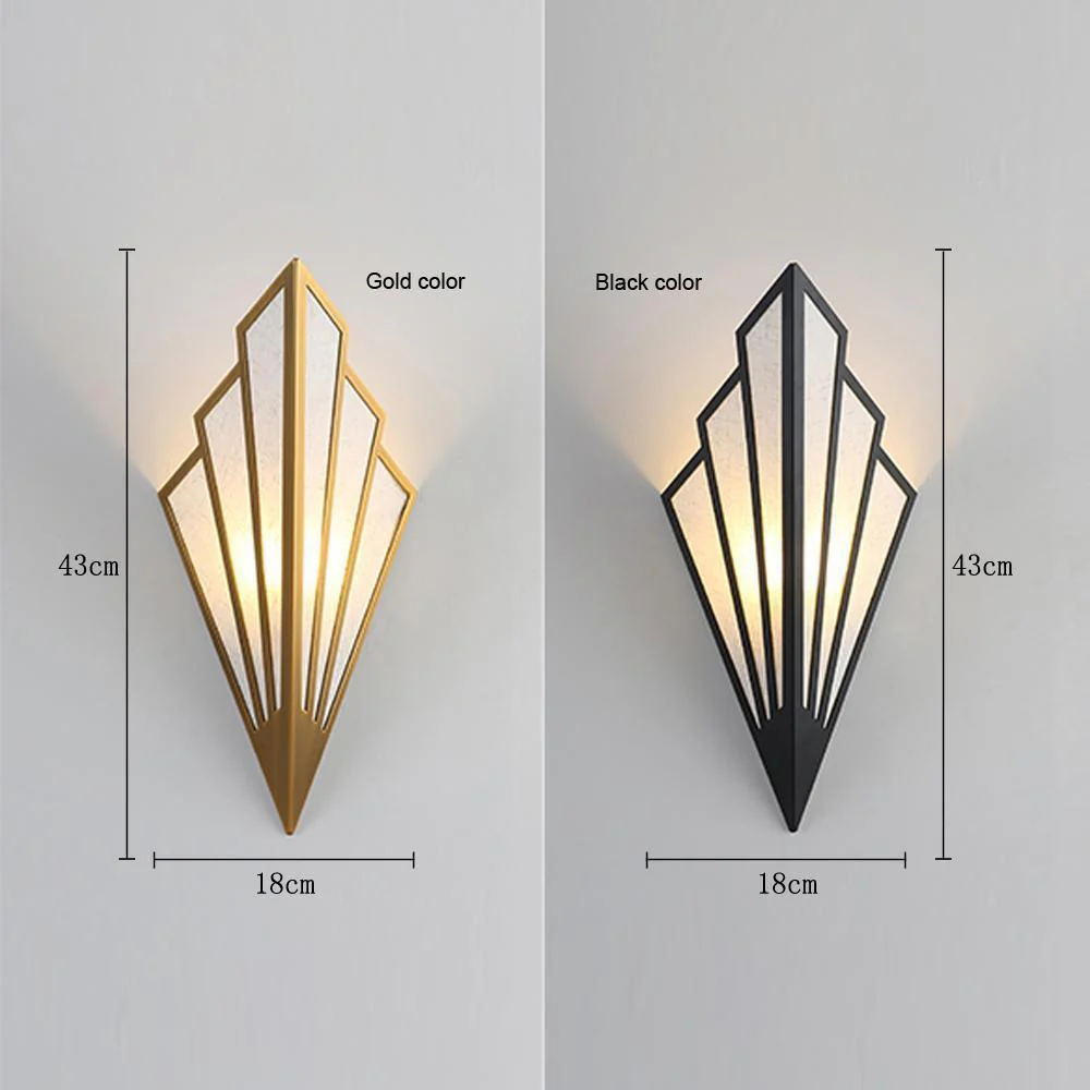 Vintage Fan Wall Lamp - Image 5